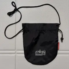 【美品】Manhattan Portage サコッシュ　巾着　ブラック