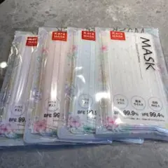 不織布マスク キラキラマスク スノー柄 マスク レギュラーサイズ