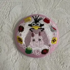 【匿名配送】千と千尋の神隠し 刺繍ブローチコレクション 坊ネズミとハエドリ
