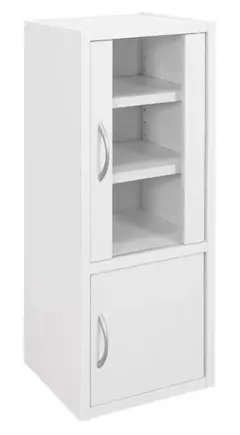 キッチンラック 食器棚　ホワイト　スリム　幅32cm 高さ80cm