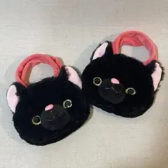 キッズ用品 猫バッグ 黒猫 ミニバッグ 2個セット