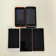 スマートフォン Android ジャンク品 5台
