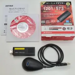 BUFFALO WIFIアダプター 無線LAN子機 WI-U3-1200AX2