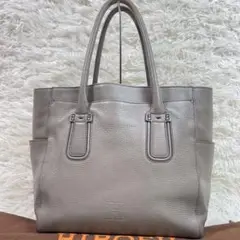 【希少 / 極美品】ヒロフ トートバッグ ロゴ型押し オールレザー 保存袋付き 2025年最新】ヒロフ 美品 レザー トートバッグ ホワイトの人気