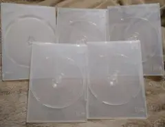 透明DVDケース 5枚セット