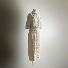 USA製 80s 90s ヴィンテージ アメリカ ワンピース リネン NIPON