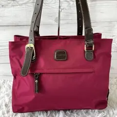 美品 BRIC'S ブリックス ハンドバッグ ナイロン　軽量 ピンク 445