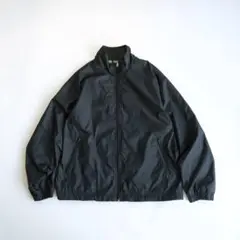 OLD GAP ギャップ　00s ジップアップナイロンジャケット　黒ゆるだぼ古着