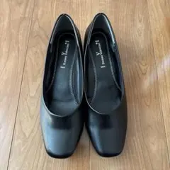 新品　パンプス　ブラック　お受験　冠婚葬祭　25センチ