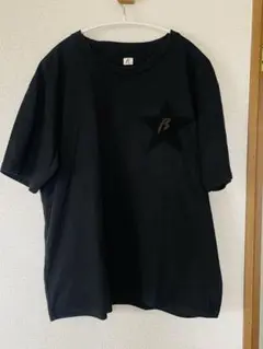 ベータ　黒　ブラック　星型半袖Tシャツ