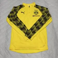 PUMA BVB 09 ハーフジップウェア イエロー