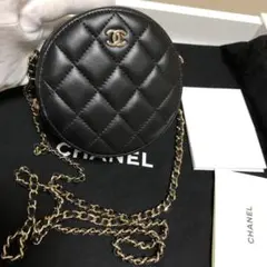 可愛いシャネルミニショルダーバッグ丸型