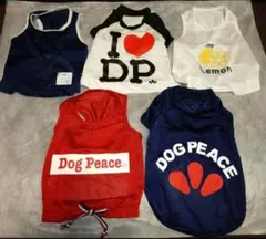 【最終】夏物 未使用 犬服 ドッグピース ５点セット S