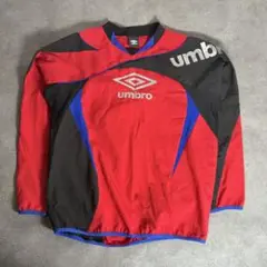 umbro ピステ ジャージ レッド/ブラック/ブルー