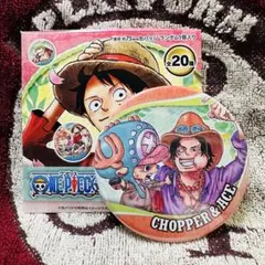 ワンピース Spring缶バッジ チョッパー＆エース 1点(缶バッジ)おまけ付き