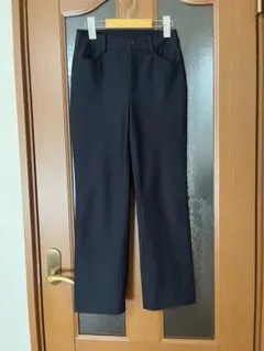 ビースリー　シャドウストレートパンツ　ネイビー　Sサイズ