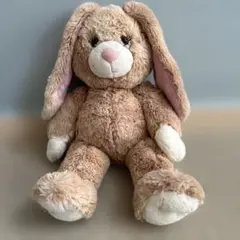 ビルドアベア　ベージュのウサギのぬいぐるみ　もこもこ　ふわふわ　ラビット　兎 ビルドアベア ベージュのウサギのぬいぐるみ もこもこ ふわふわ