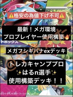 【最新】24h以内発送　はるn選手使用　メガフシギバナex デッキ　構築済み
