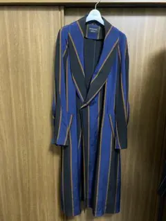 United Tokyo ストライプショールカラーガウンコート