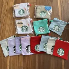 スタバ　ミニカップギフト　巾着セット