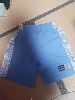 SPALDING 青 ハーフパンツ S