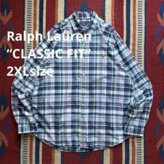 Ralph Laurenラルフローレン “CLASSIC FIT” シャツ2XL