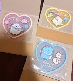 すみっコぐらし　クリアラバーコースター　3種セット