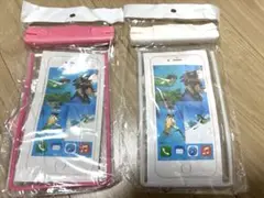 2個セット　防水ケース　スマホ　携帯 水中ケース防水タッチ 海　川　レジャー