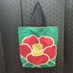 岩川旗店　椿　トートバッグ