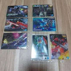 ガンプラパッケージアートグミ2 7枚セット