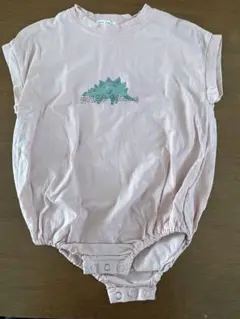 ピンクロンパース ダイナソー
