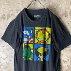 no735 ポップ　マーベルヒーローズ　古着　Tシャツ