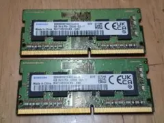 ノートPC用メモリ Samsung DDR4 8GB(4GB×2)