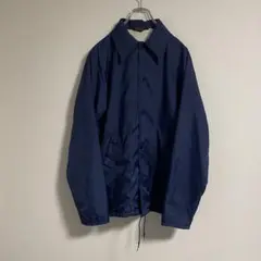 JCPenney コーチジャケット　三角タグ　ネイビー　無地　S