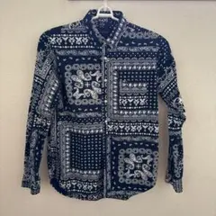 Collective ペイズリー柄シャツ Mサイズ