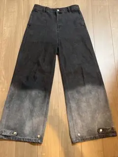 エクストラクオリティワイドフレアパンツ　サイズL