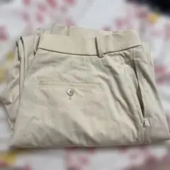 UNIQLO XL ベージュチノパン リサイクルポリエステル