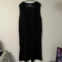 【美品】Lutique ロングワンピース　Lサイズ ブラック