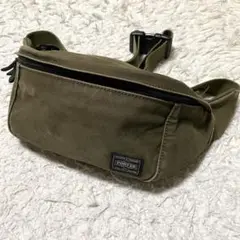 良品✨Porter ビート ウエストバック カーキ ポーチ 小物 メンズ バック