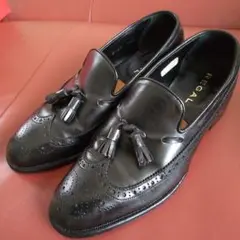 REGAL 黒レザー タッセルローファー