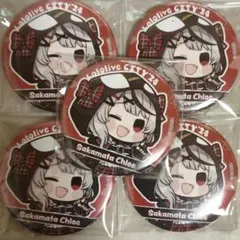 ホロライブシティ24 沙花叉クロヱ 缶バッジ ひらかたパーク 東京ドームシティ