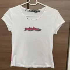 MARY QUANT ホワイトTシャツ