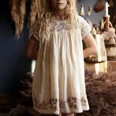 apolina Stevie Dress ワンピース　7-9y Apolina Stevie Dress Pale Rose 7-9y