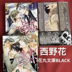 BL小説 西野花　花丸文庫BLACK「後宮皇子」「トレインビースト」