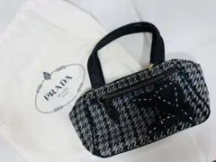 【新品未使用】PRADA プラダ ミニツィードバッグ 正規品