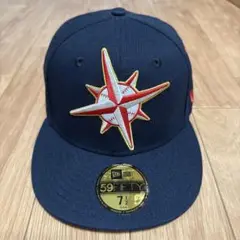 New Era シアトル・マリナーズ　59FIFTY ネイビー 20周年記念
