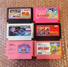 【ファミコンソフト6本セット・任天堂・ファミコン】xia