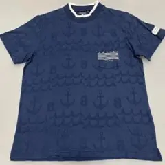 美品 muta MARINE ムータマリン アンカー柄 モックネックシャツ 5