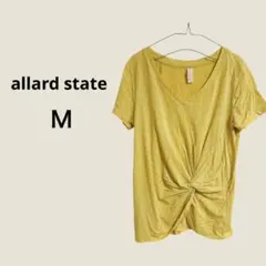 allard state イエロー Vネック Tシャツ M