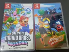Switch スーパーマリオブラザーズ ワンダー リングフィットアドベンチャー